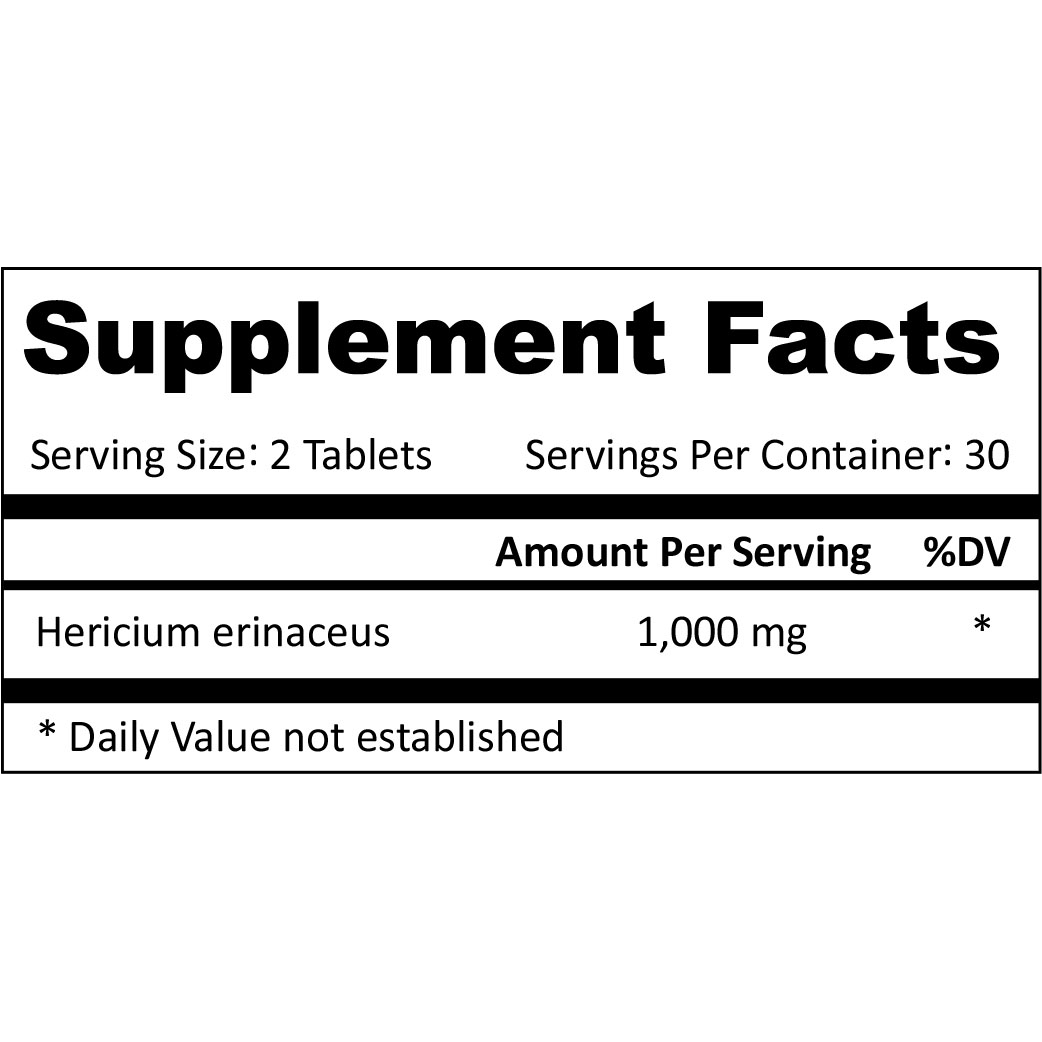 Pro-Digestive supplment facts square
